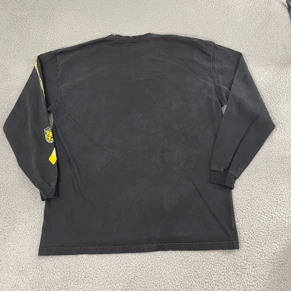 Vintage Colorado College Hockey Shirt Men 2X Black Tigers NCAA Long Sleeve - Picture 3 of 7